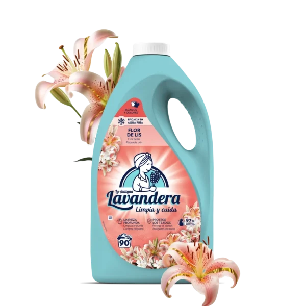 Lavandera detergent lichid Floare de Crin 4,5L  90 spalari