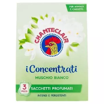CHANTECLAIR 3 SACULETI PARFUMATI INTENSI SI PERSISTENTI,MUSCHIO BIANCO