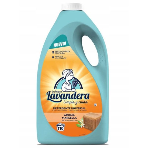 Detergent de rufe universal Lavandera,Sapun de Marsilia 4,95L 110spalari