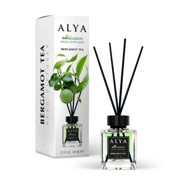 Deodorant de Camera Bergamot Tea, Alya, Reed Diffuser - 100ml