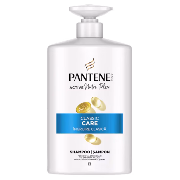 Sampon Pantene Pro-V Classic Clean pentru par normal, 800ml