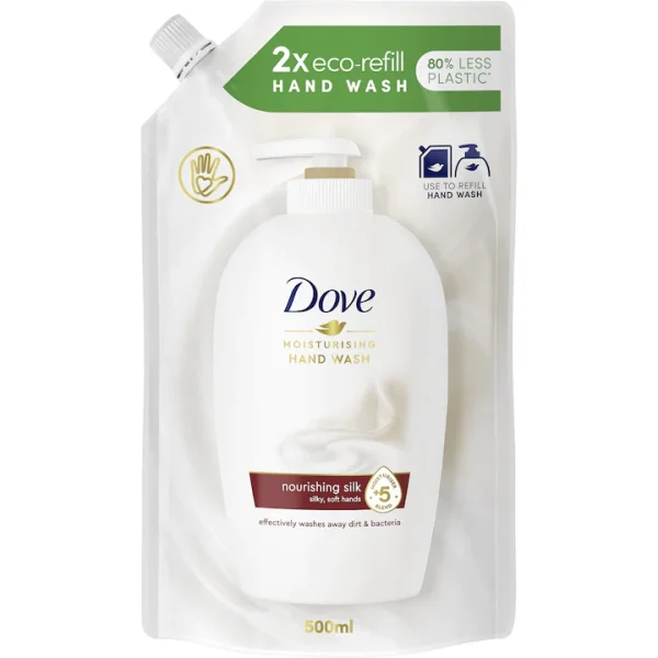 Rezerva sapun lichid Dove Silk, 500 ml