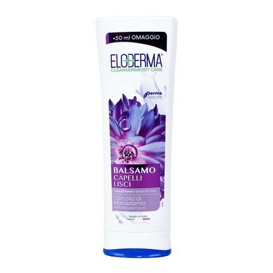 Șampon ELODERMA pentru păr drept cu ulei de Macadamia – 300 ml