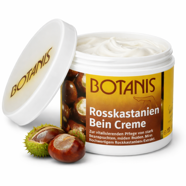 Cremă pentru picioare grele cu extract de castane Rosskastanien Bein Creme, 250 ml, BOTANIS