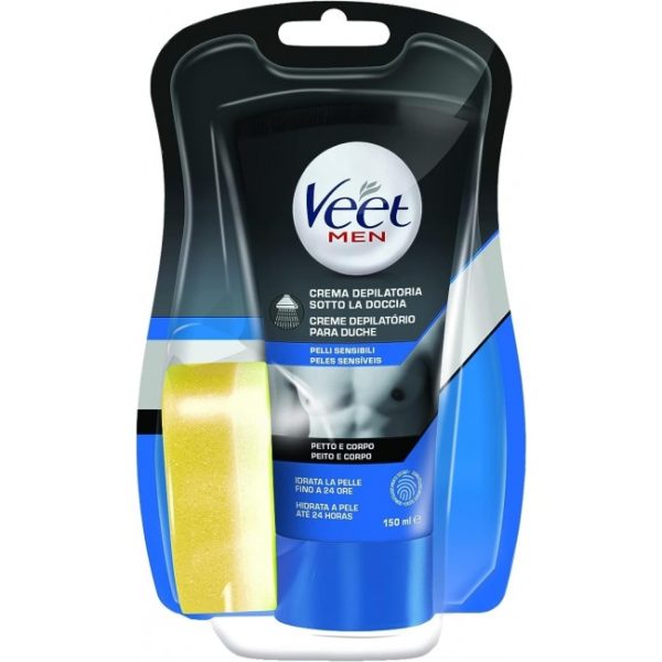 CREMA DEPILATOARE VEET MEN PENTRU PIEPE SENSIBILA 150ML