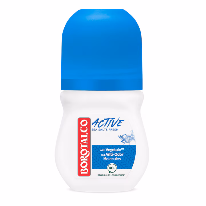 Deodorant Roll-on Antiperspirant Borotalco Active Blue, 50 ml