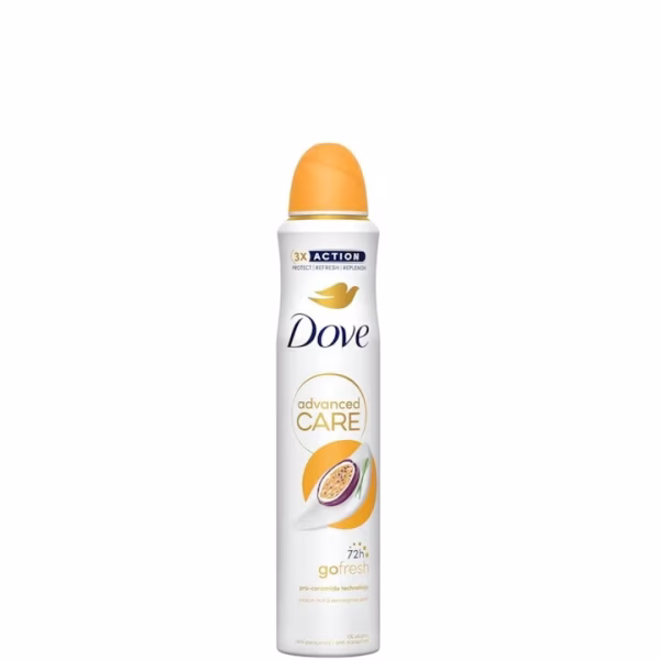 Deodorant Dove spray, fructul pasiunii, 72h, 250 ml