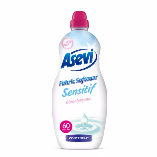 Balsam de Rufe Concentrat Asevi Sensitif Hipoalergenic 60 de spalari 1.5 L