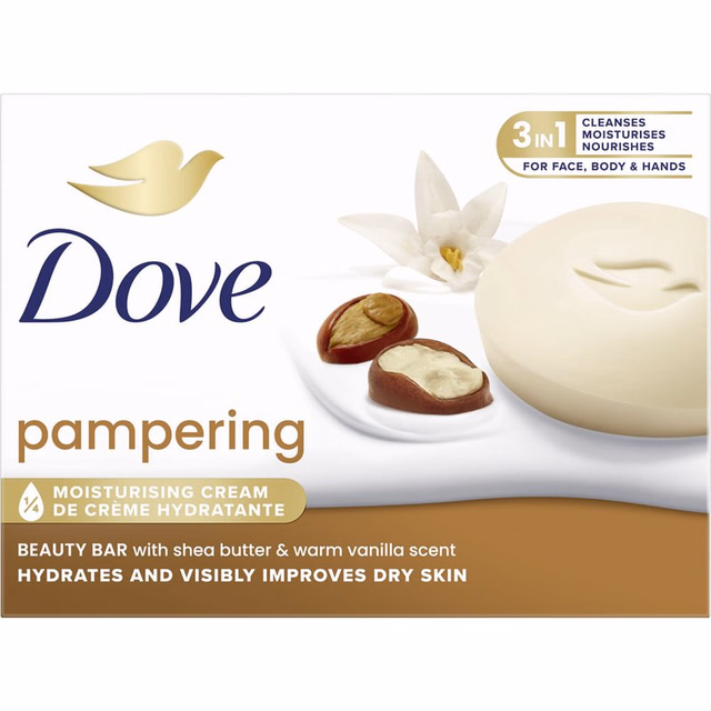 Sapun solid Dove Pampering Shea Butter & Warm Vanilla 90 g