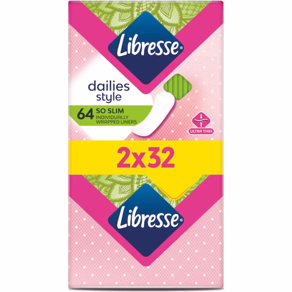 Absorbante zilnice Libresse So Slim, 64 bucati