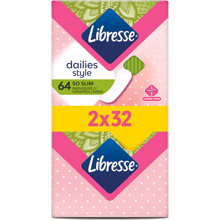 Absorbante zilnice Libresse So Slim, 64 bucati