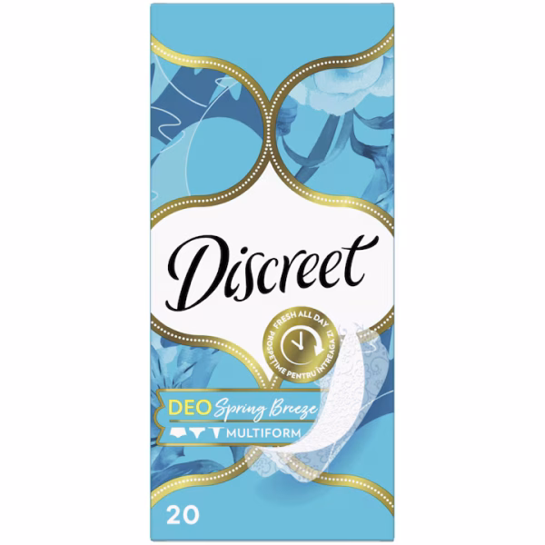 Absorbante Discreet Deo Spring Breeze 20 buc