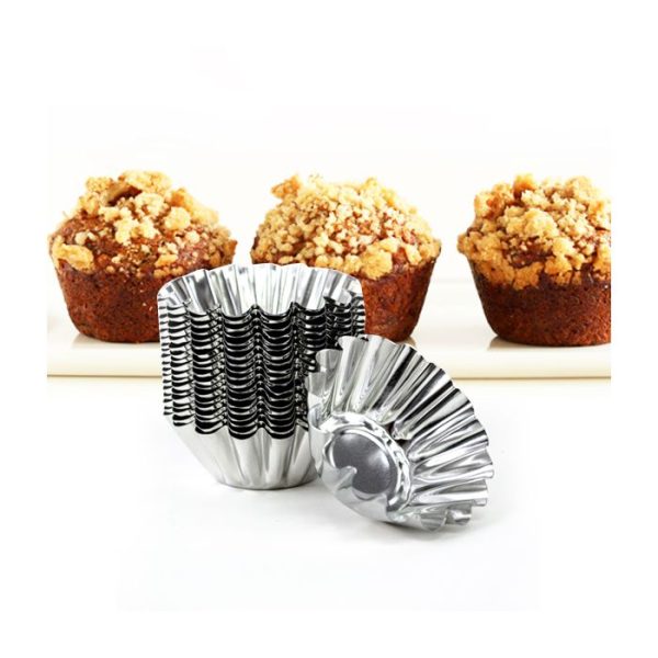 Briose sau tarte metal 6/set