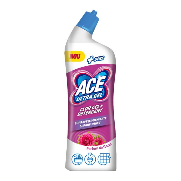 Ace ultra gel pentru suprafete igienizate si parfumate 750ml