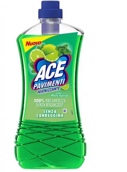 Ace Detergent Pardoseli Fara Clor Cu Lime Si Menta 1L